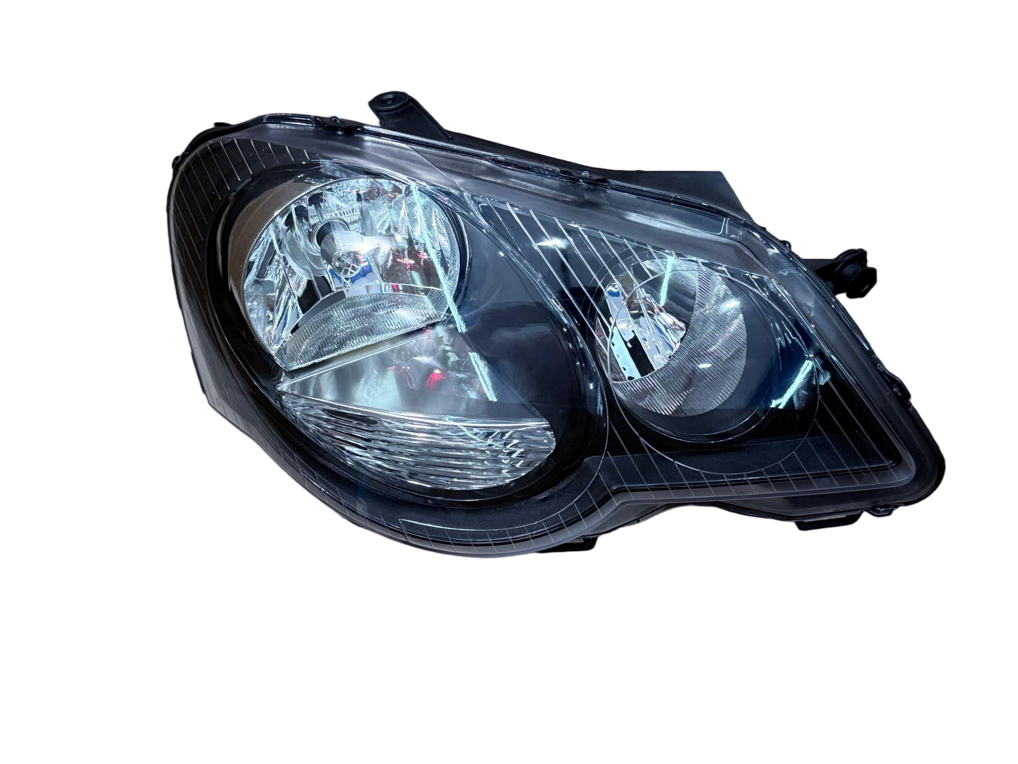 MG-23-095 POLO 07-09 HEAD LAMP BLACK