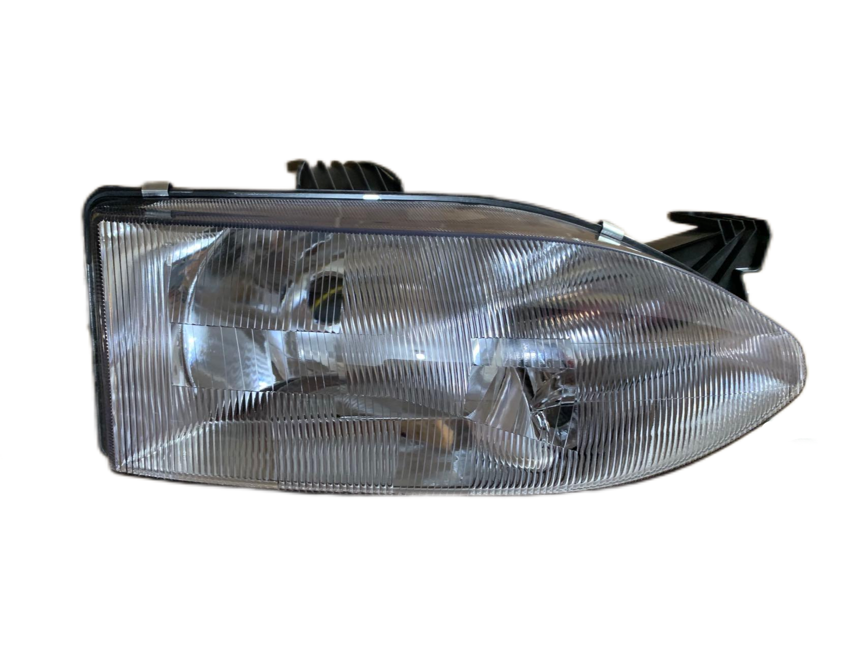 MG-01-146-D PALIO 5D 98-01 HEAD LAMP DOUBLE REFLECTOR PC STREAKED LENS